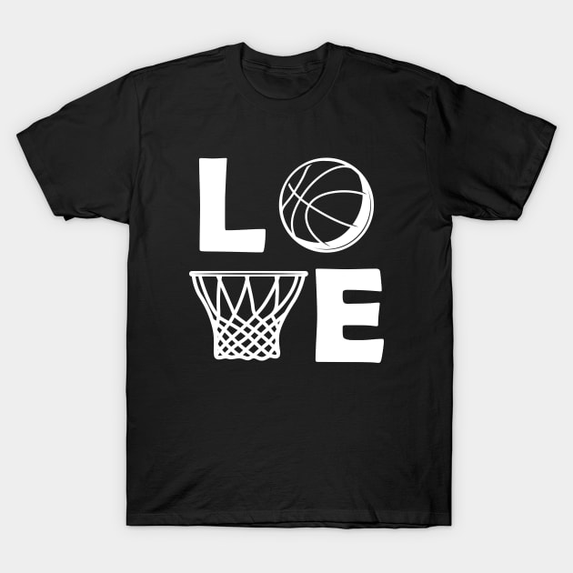 Love basketball hotsell t shirt